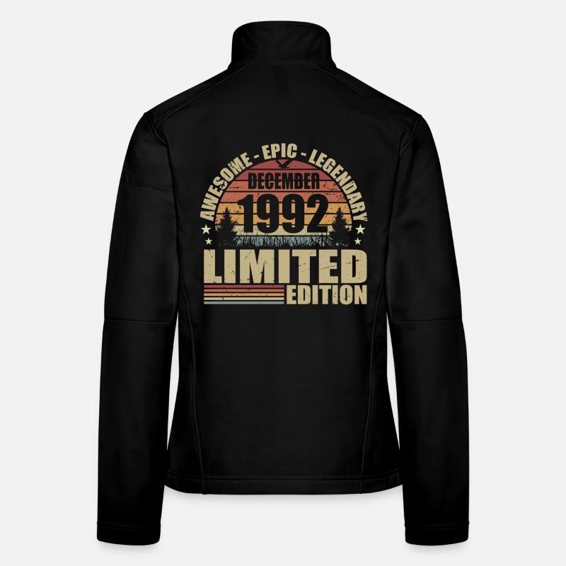 Décembre 1992 - Édition Limitée Décembre 1992 Veste en tissu softshell Femme