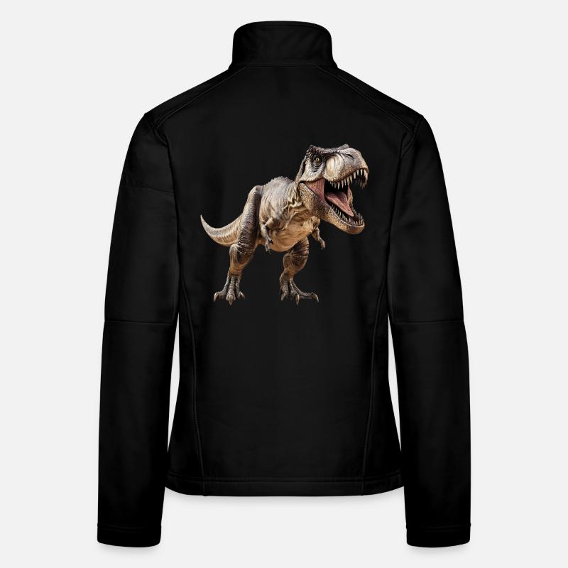 T-Rex Dino Dinosaurier Frauen Softshelljacke