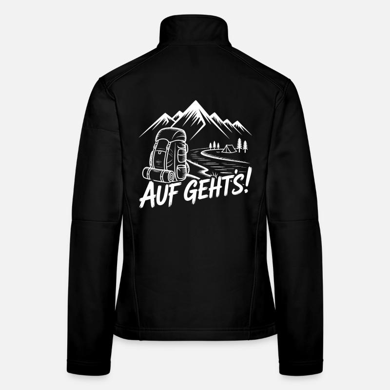 Auf Geht's Bergabenteuer Zeltabenteuer Frauen Softshelljacke