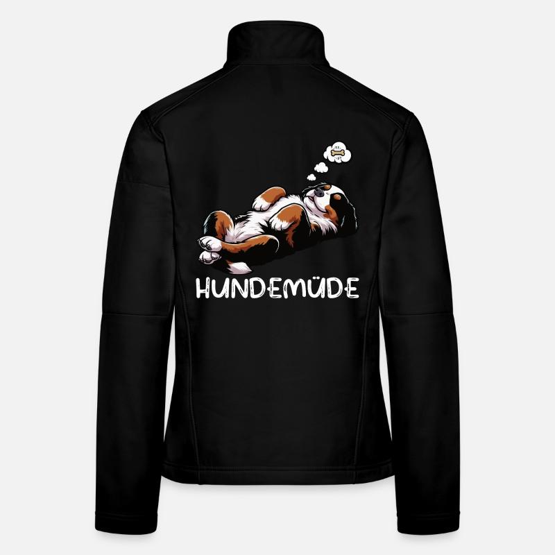 Hundemüde Berner Sennenhund Sennenhunde Berner Frauen Softshelljacke