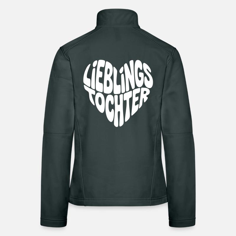Lieblingstochter Herz Frauen Softshelljacke