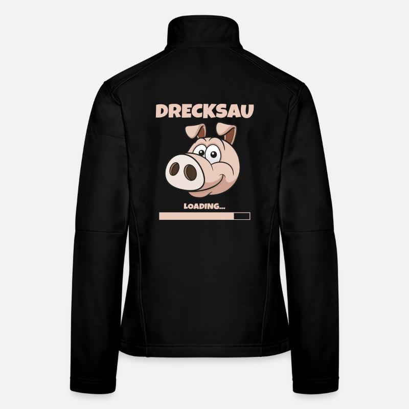 Drecksau Frauen Softshelljacke
