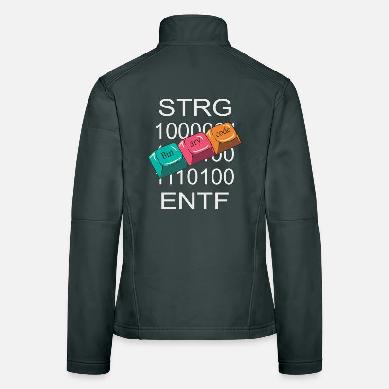 Computer Nerd Frauen Softshelljacke