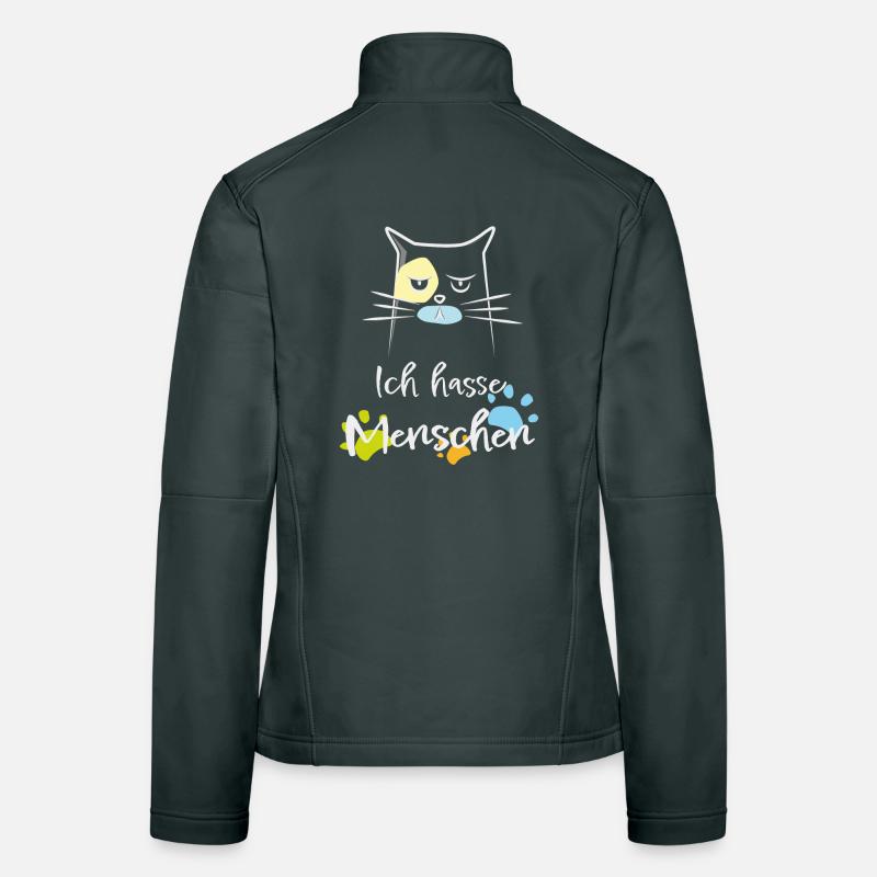 Ich hasse Menschen! Katze, Miesepeter Frauen Softshelljacke