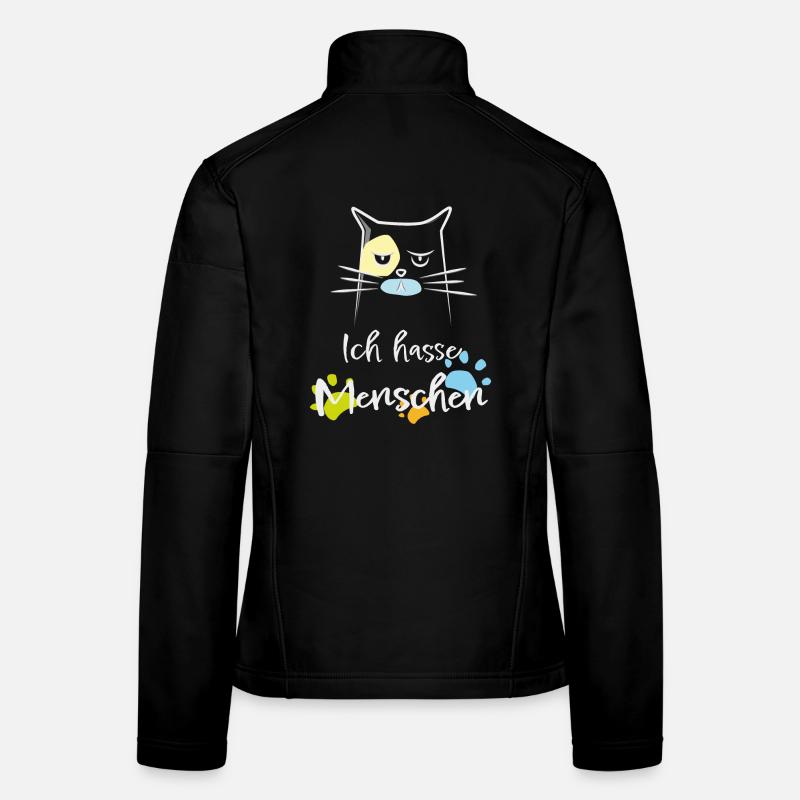 Ich hasse Menschen! Katze, Miesepeter Frauen Softshelljacke