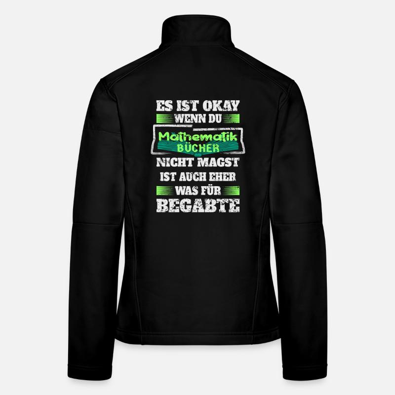 Math Books Women's Softshell Jacket