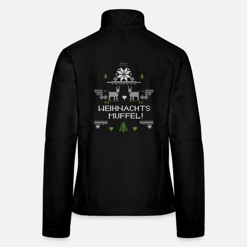 Noël , Noël moche Veste en tissu softshell Femme