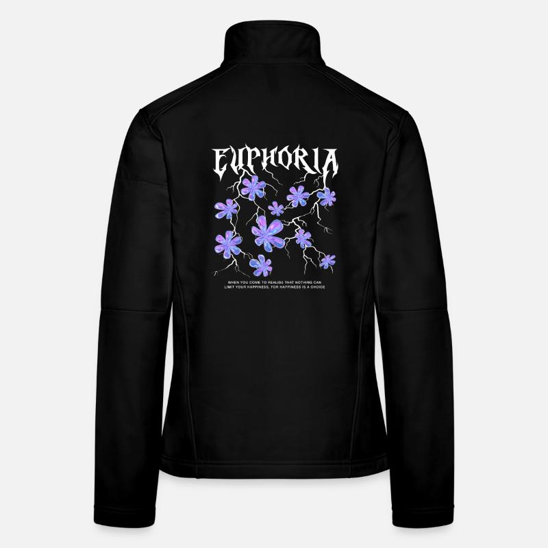 Euphoria Lightning Flowers Women's Softshell Jacket