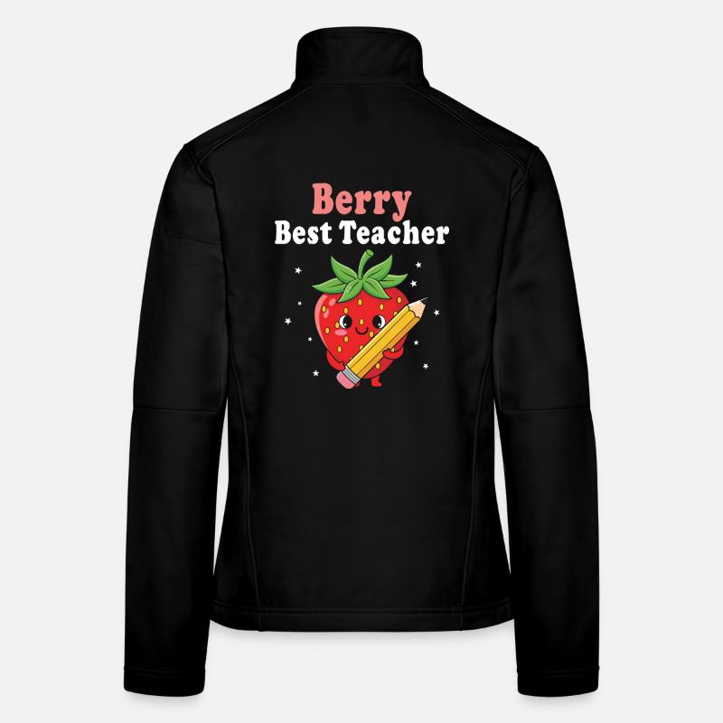 Berry Best Teacher Elementary Teacher Women's Softshell Jacket