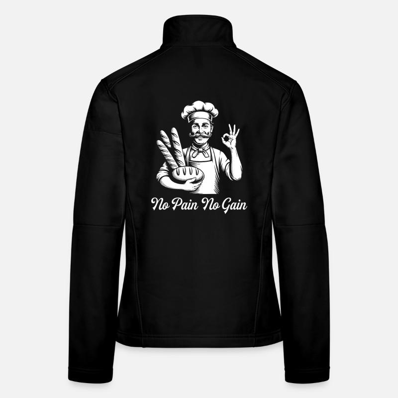 Bread Bakery Humor Baker Women's Softshell Jacket