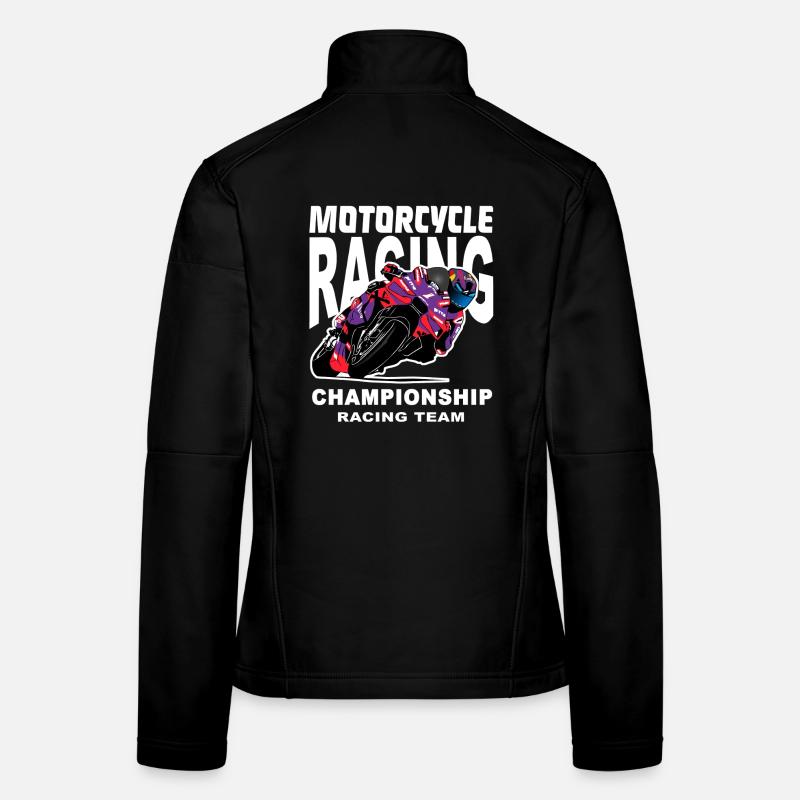 Motorcycle Racing Team Championship Women's Softshell Jacket