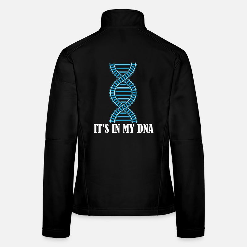 DNA Train Track Railfan Railroad Lover Women's Softshell Jacket