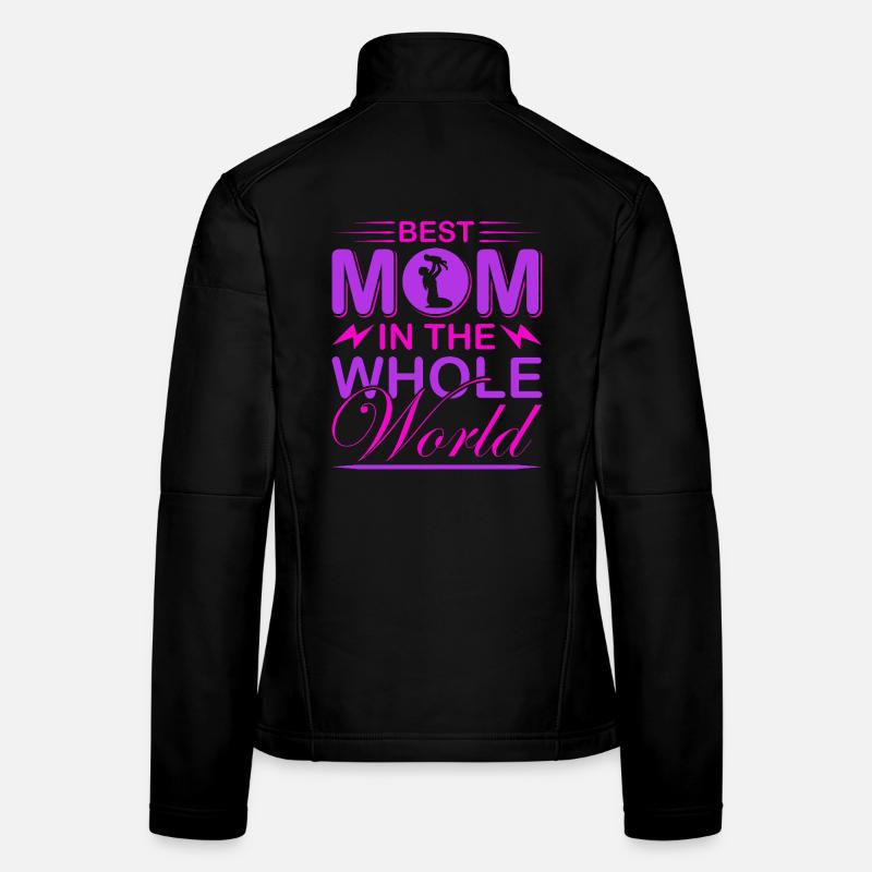 Beste Mama der ganzen Welt – Muttertagsgeschenk Frauen Softshelljacke