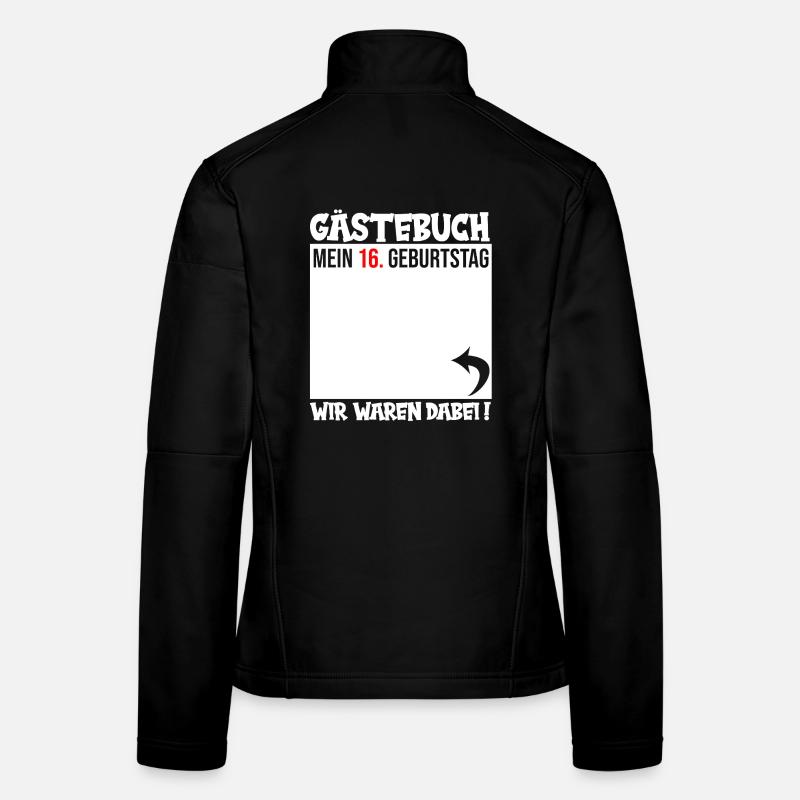 Gästebuch 16. Geburtstag Wir Warten Frauen Softshelljacke