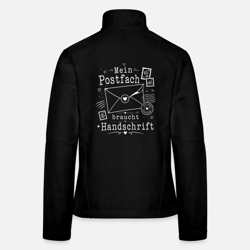 Analoge Freundschaft mit Briefcharme Frauen Softshelljacke
