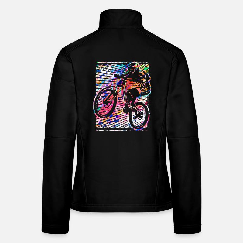 Mountain bike | Mountain bikers | Mountain biking | MTB - Women's Softshell Jacket - black