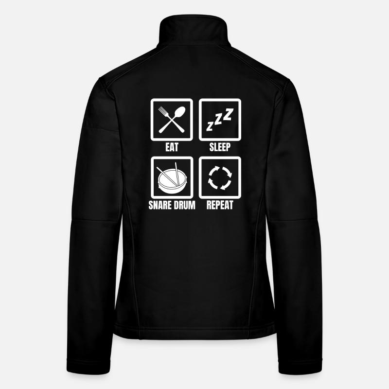 Horaire des batteurs Veste en tissu softshell Femme