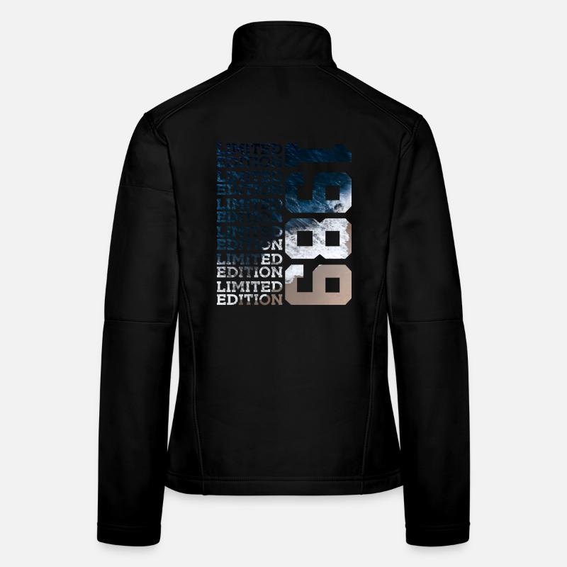 ÉDITION LIMITÉE 1989 37 ANS 37E ANNIVERSAIRE Veste en tissu softshell Femme