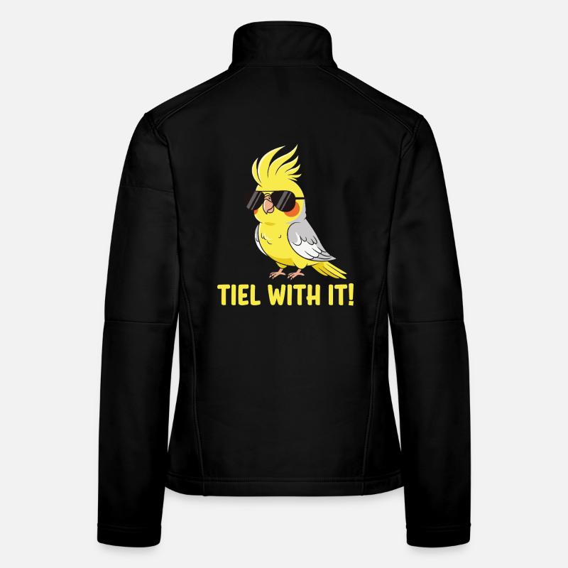 Nymphensittich Humor Vogel Frauen Softshelljacke