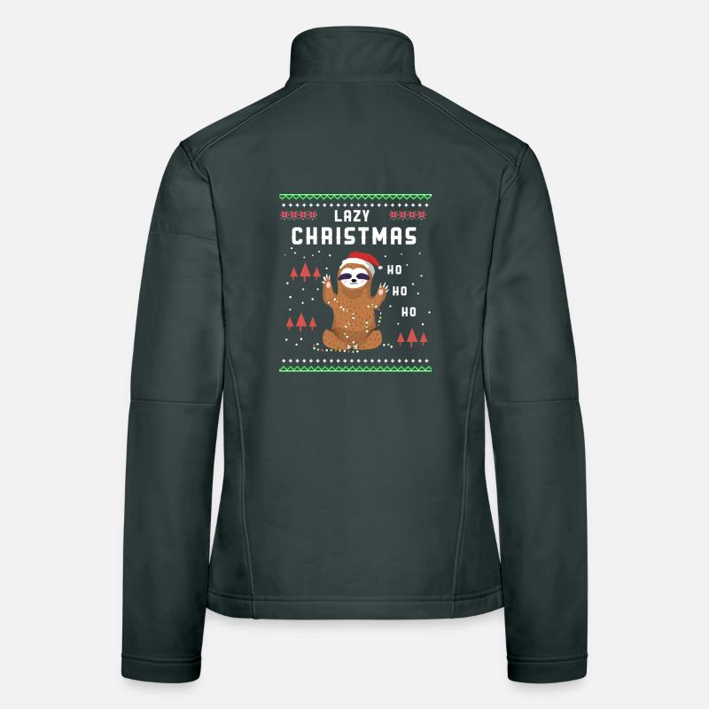 Lazy Christmas / Sloth / Gift Women's Softshell Jacket