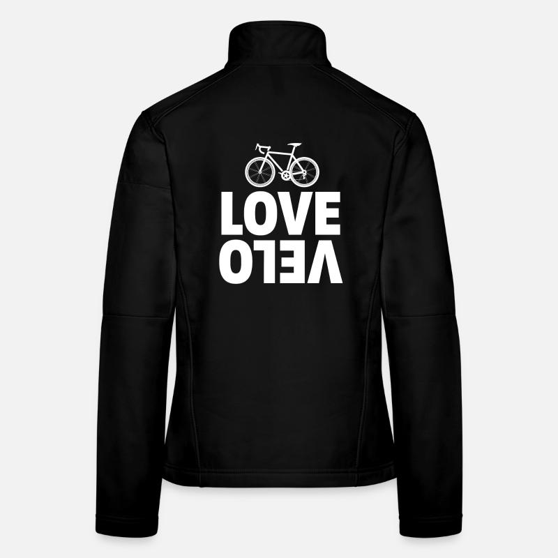 Radfahren Love Velo Frauen Softshelljacke