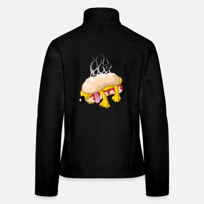 Hot dog - Women's Softshell Jacket - black