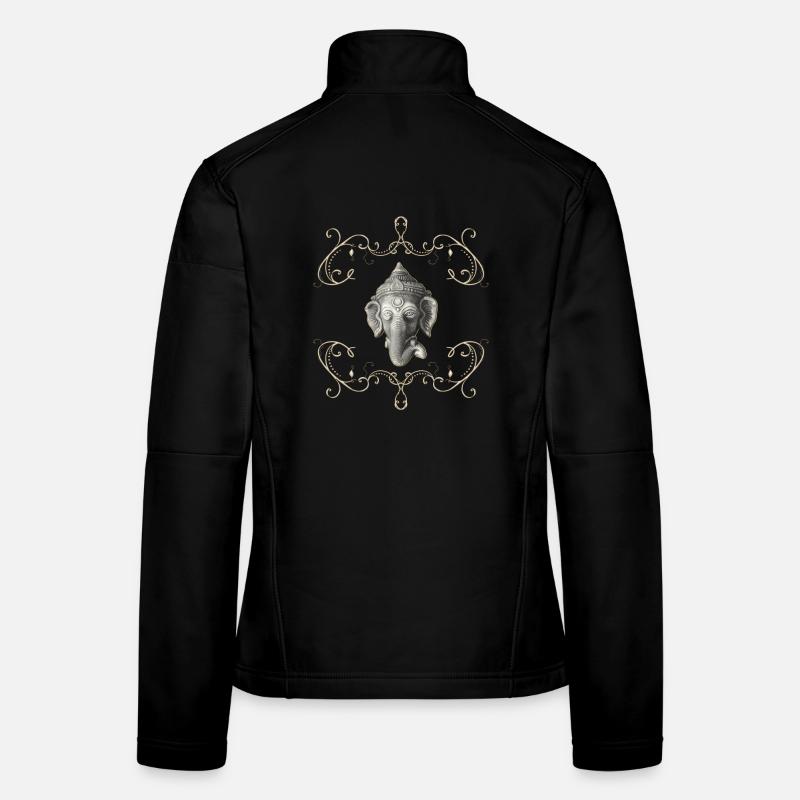 Hindu Elefant Gott ganesh Frauen Softshelljacke
