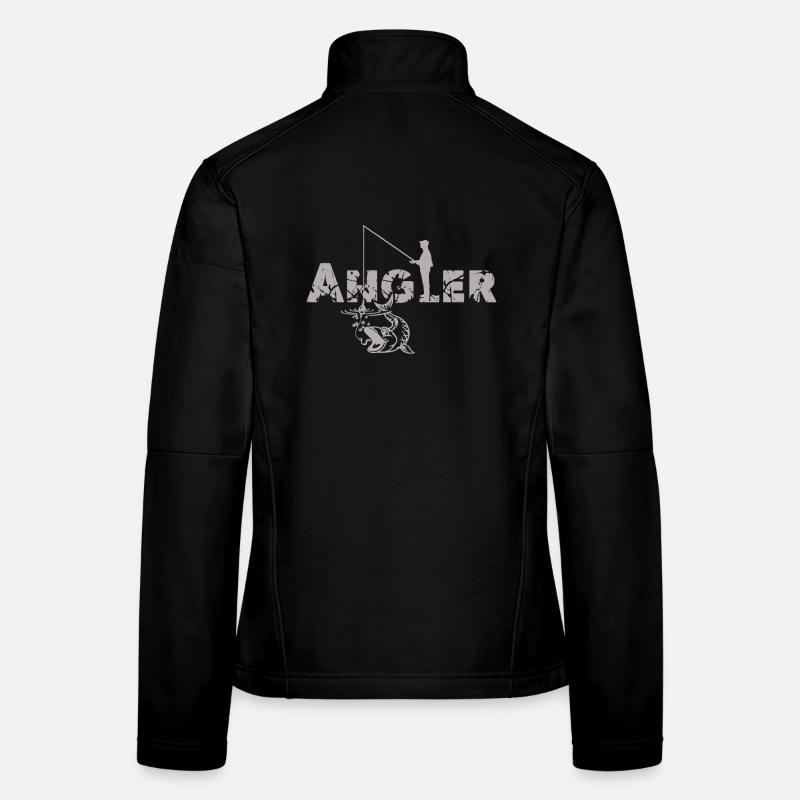 Angler fish fish gift Women's Softshell Jacket