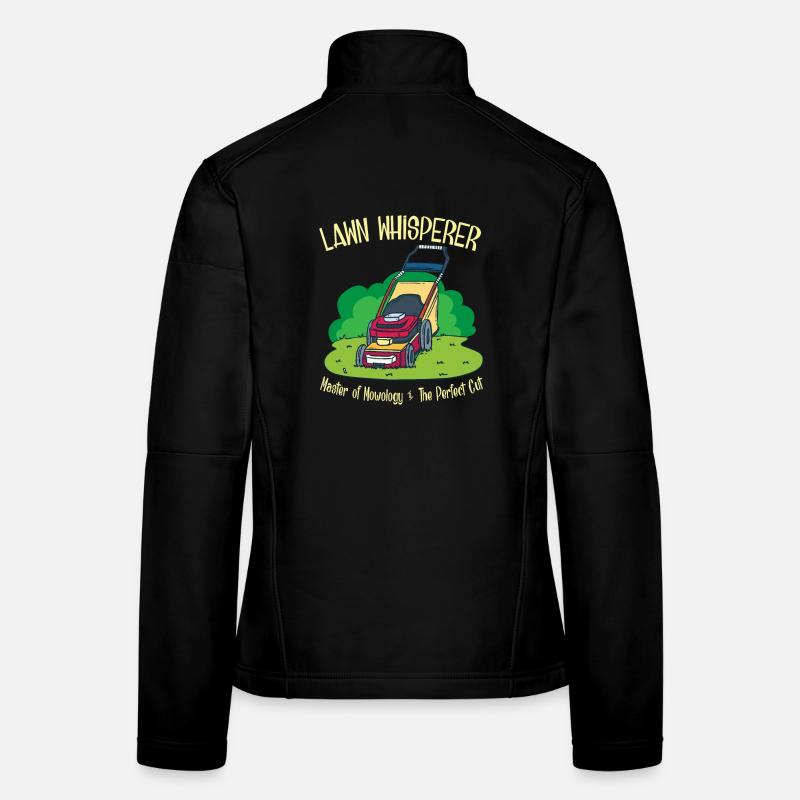 Gärtner Garten Rasenmäher Geschenk - Frauen Softshelljacke - Schwarz