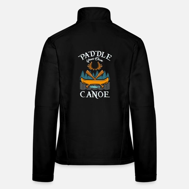 Canoeing Canoe Boat Women's Softshell Jacket