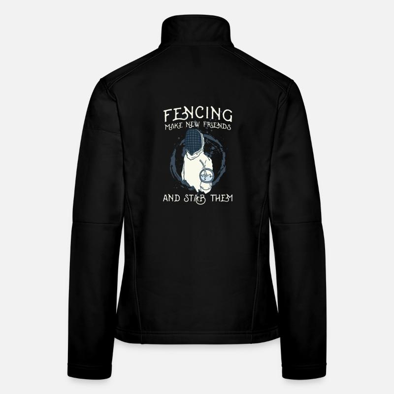 Fechten Fechter Frauen Softshelljacke
