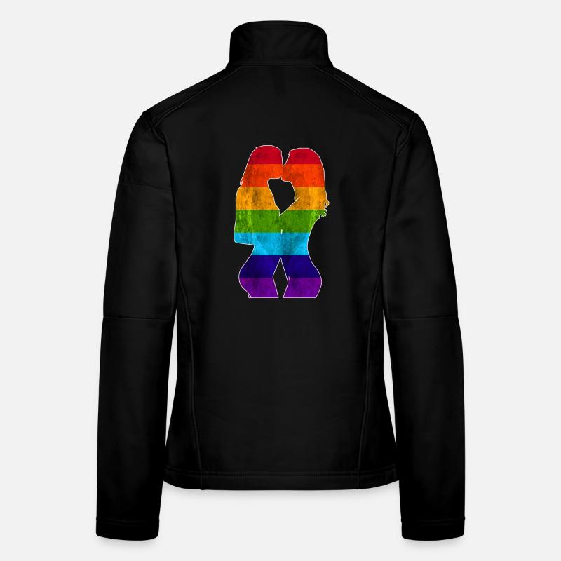 Pride Girls Frauen Softshelljacke