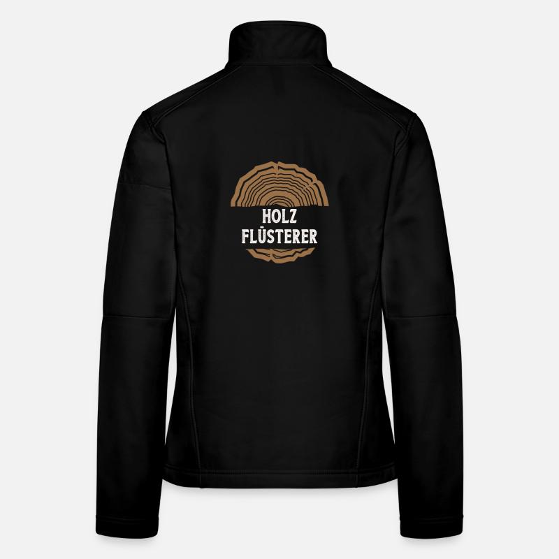Holz Holz Flüsterer Frauen Softshelljacke