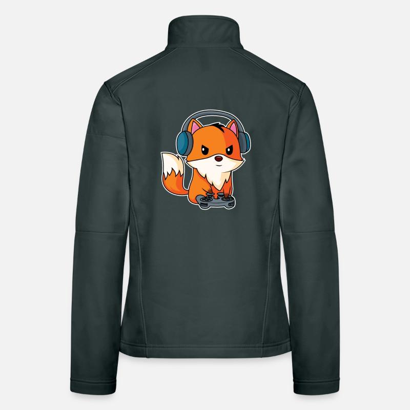 Gaming Fox - Player Fox Design Women's Softshell Jacket