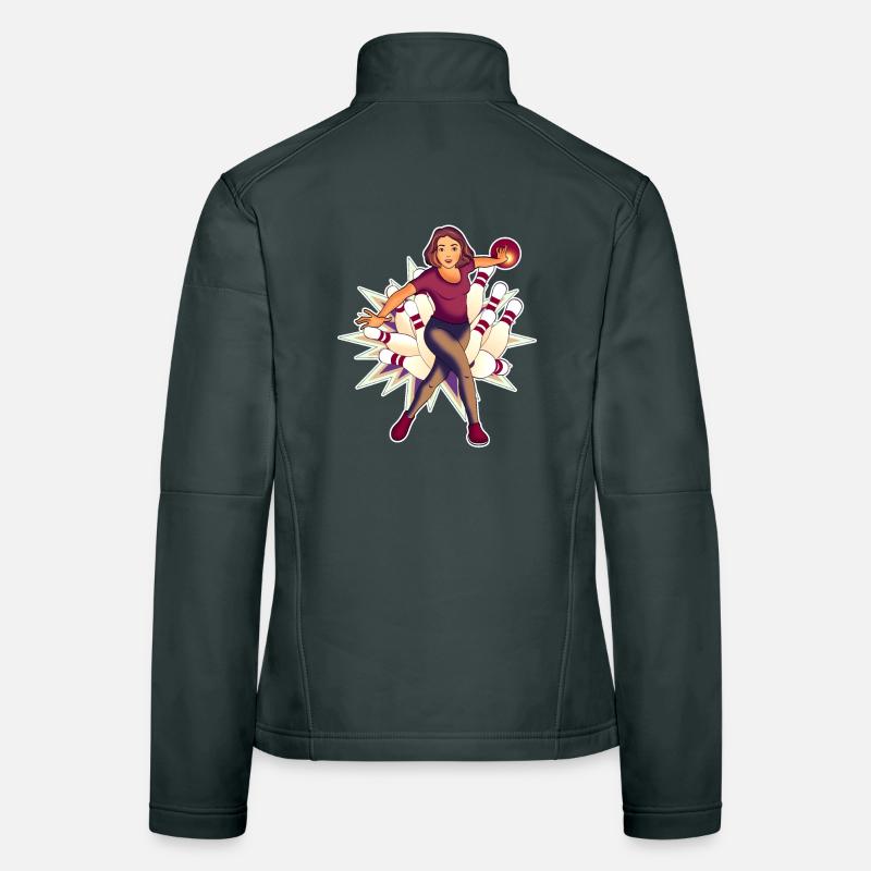 Bowling Queen Frauen Softshelljacke