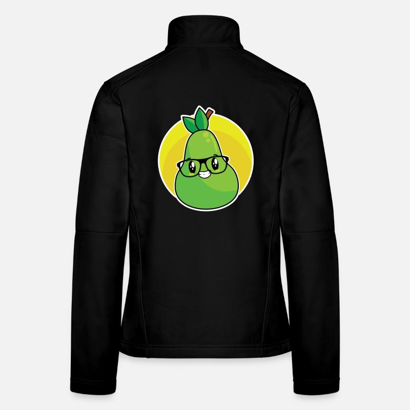 Birne - Frauen Softshelljacke - Schwarz