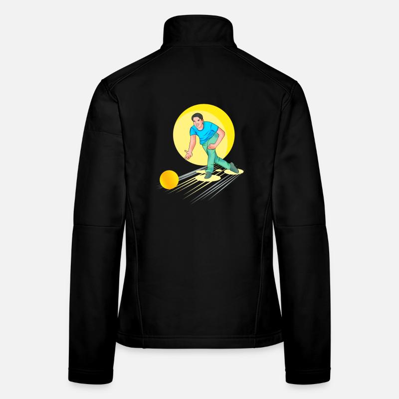 Bowling - Bowler Frauen Softshelljacke