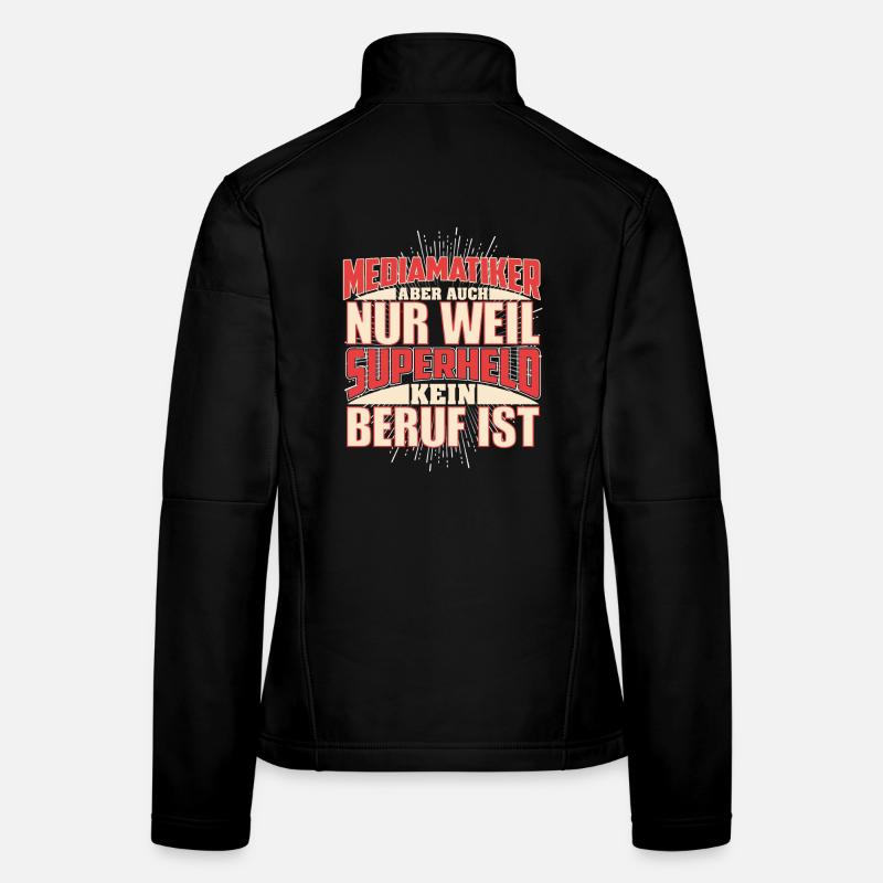Mediamatiker Superheld Frauen Softshelljacke