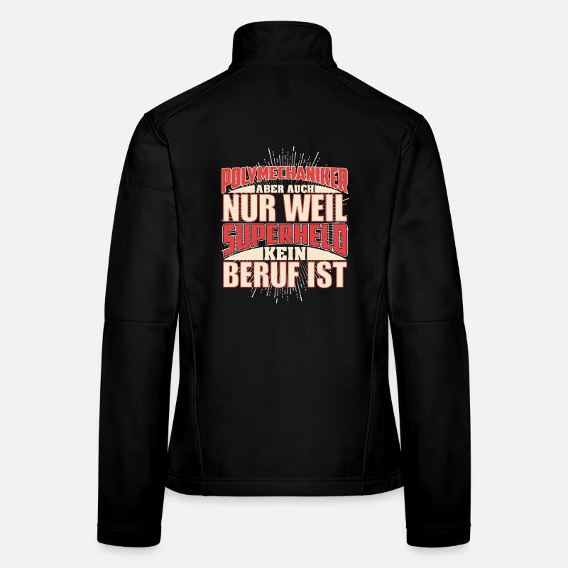 Polymechaniker Superheld Frauen Softshelljacke