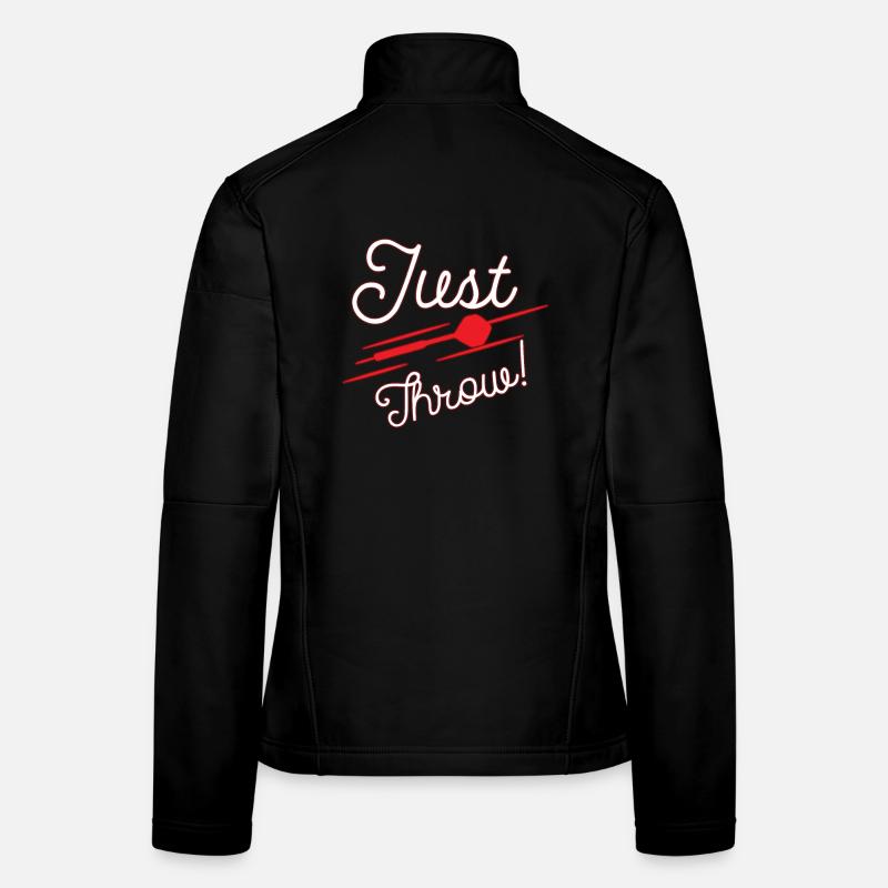 Fléchettes fléchettes Veste en tissu softshell Femme