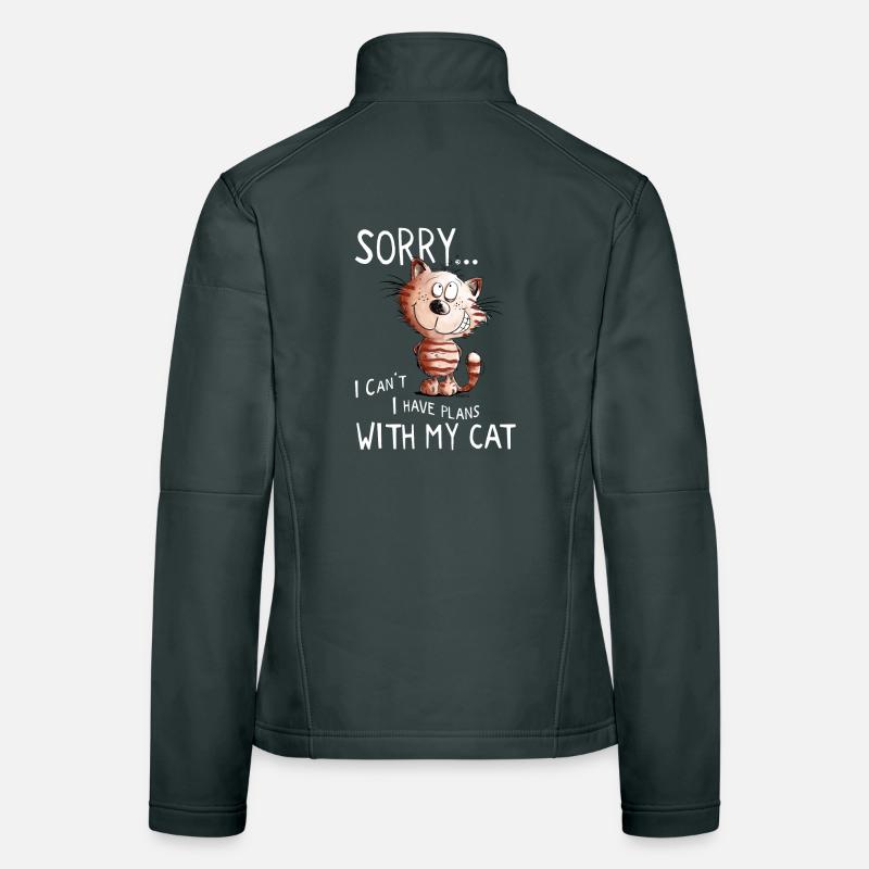 Sorry Katze I Katzenmotiv Comic Sprüche Frauen Softshelljacke