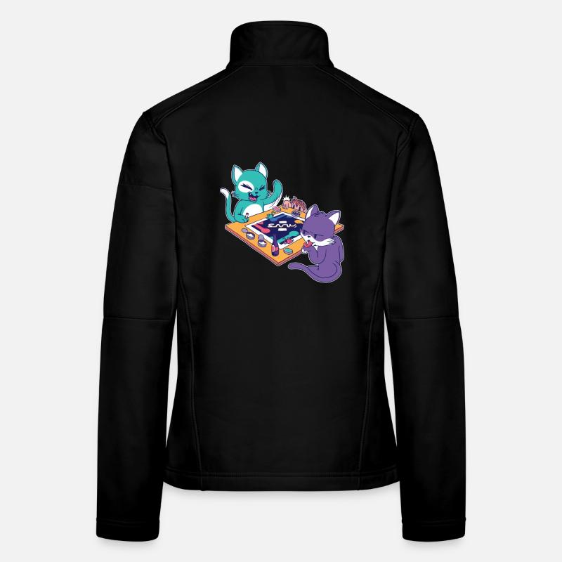 Bataille de Cat Gamer Veste en tissu softshell Femme