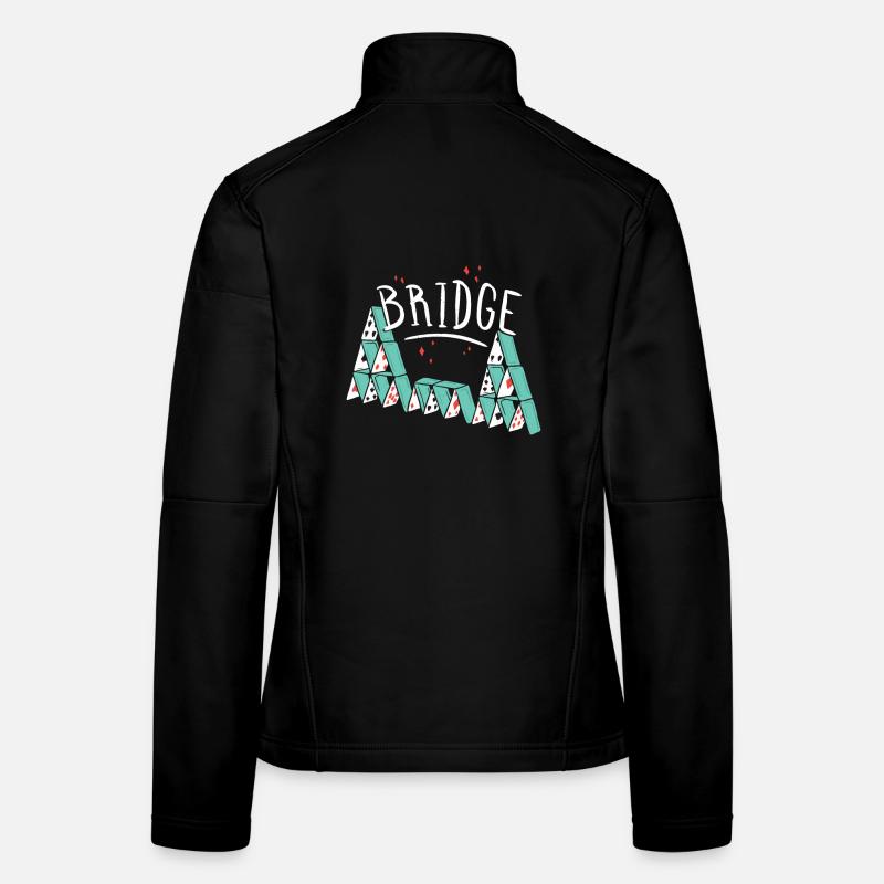 Bridge Card Game Women's Softshell Jacket