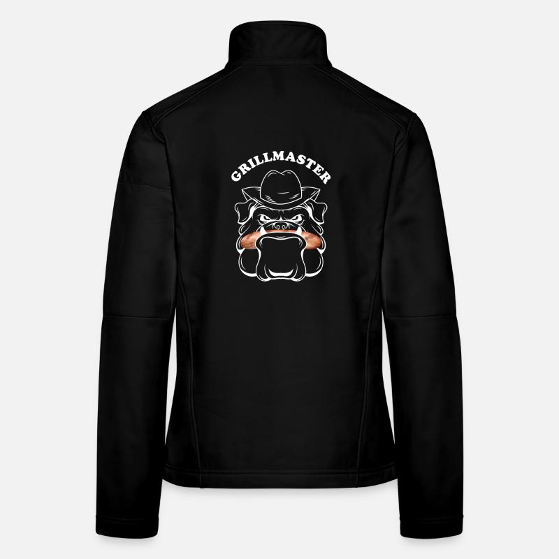 Grillades BBQ Boxer Dog Grill Master Veste en tissu softshell Femme