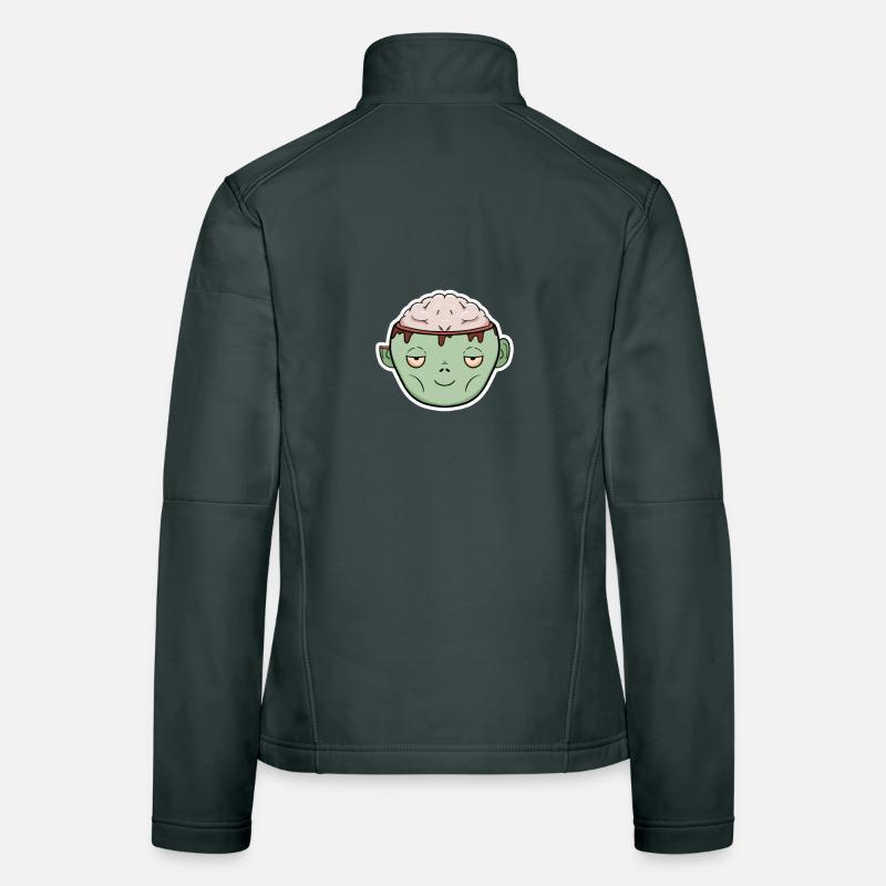 Zombie Brain in a Mug Women's Softshell Jacket