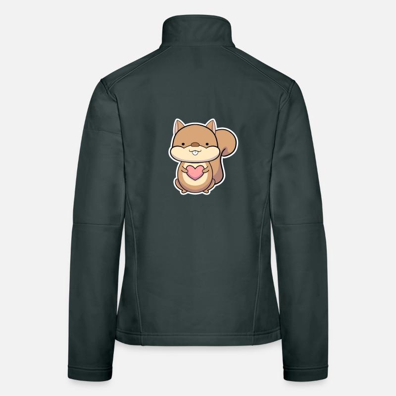 Eichhörnchen Frauen Softshelljacke