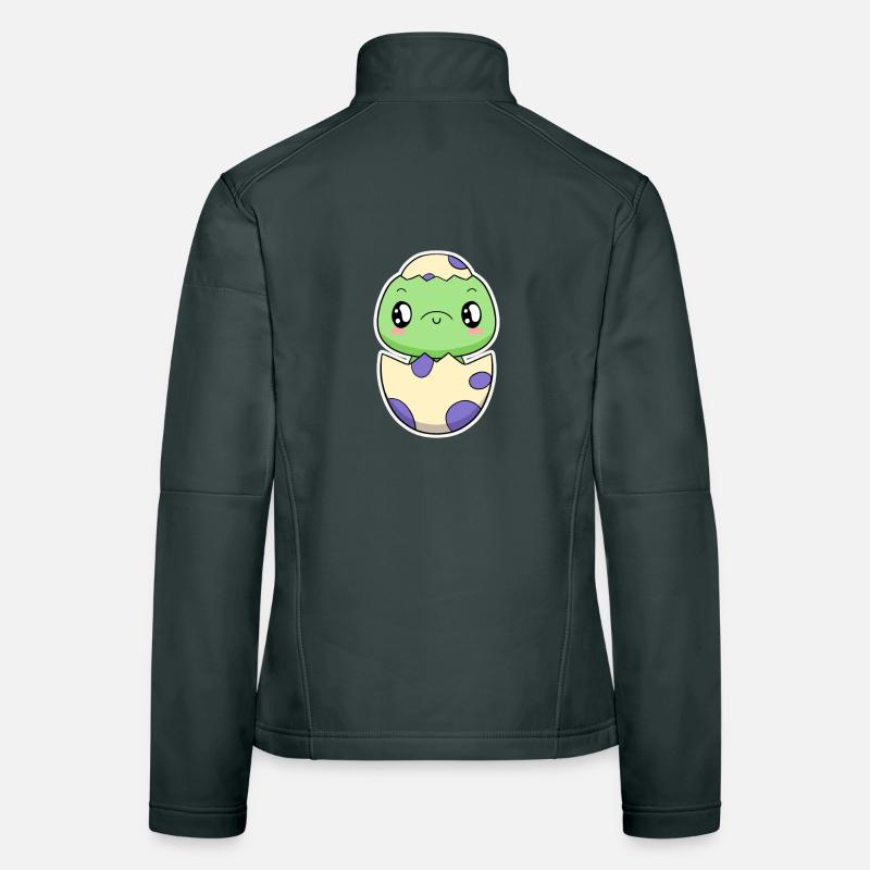 Small dinosaur from the egg Women's Softshell Jacket