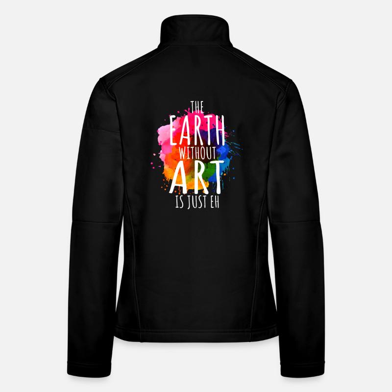 Earth Without Art est juste Eh professeur d'art Veste en tissu softshell Femme