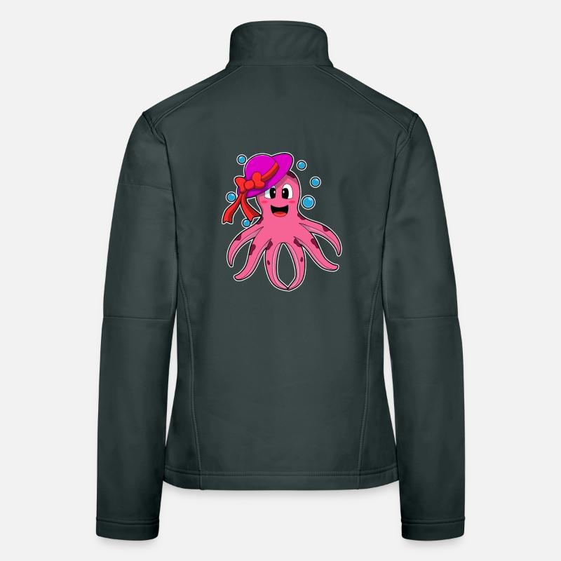 Krake Hut Frauen Softshelljacke