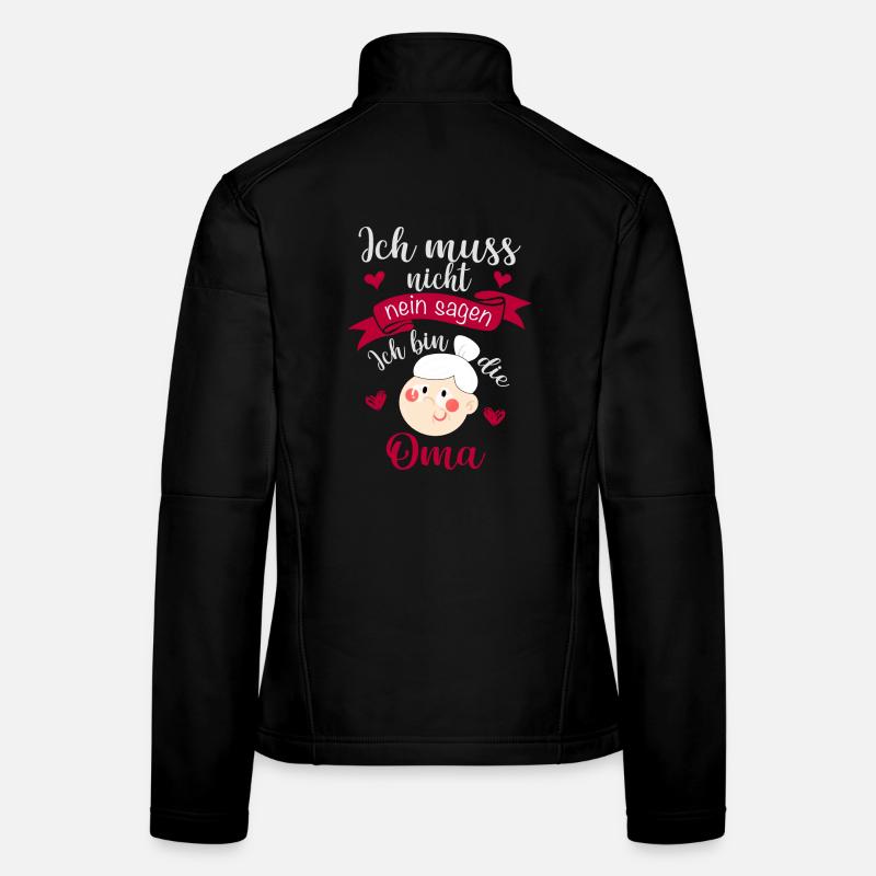Je suis la grand-mère – effrontée et aimante Veste en tissu softshell Femme